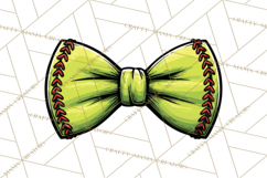 Sports Bows Clipart, Sports Bow PNG, Softball Bow Png Product Image 3