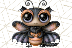 Cute Halloween Insects Clipart PNG Product Image 4