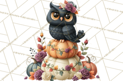 Gothic Fall Clipart PNG Dark Autumn Illustrations Product Image 5