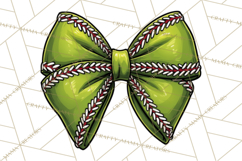 Sports Bows Clipart, Sports Bow PNG, Softball Bow Png Product Image 5