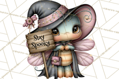 Cute Halloween Insects Clipart PNG Product Image 2