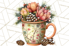 Cozy Chapters Coffee Books Nature Clipart PNG Graphics Product Image 2