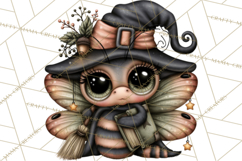 Cute Halloween Insects Clipart PNG Product Image 4