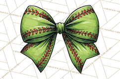 Sports Bows Clipart, Sports Bow PNG, Softball Bow Png Product Image 5
