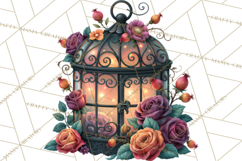 Gothic Fall Clipart PNG Dark Autumn Illustrations Product Image 4