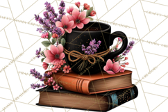 Cozy Chapters Coffee Books Nature Clipart PNG Graphics Product Image 3
