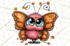 Cute Butterfly Characters Clipart, Spring Png Product Image 3