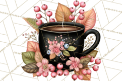 Cozy Chapters Coffee Books Nature Clipart PNG Graphics Product Image 2