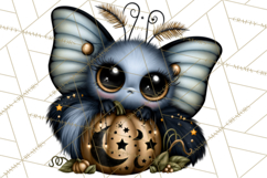 Cute Halloween Insects Clipart PNG Product Image 3