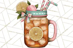 Patriotic Backyard BBQ Clipart and 4th of July Cookout Art Product Image 4