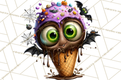 Cute Summerween Beach Monster PNG Clipart Product Image 2
