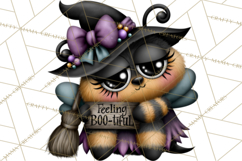 Cute Halloween Insects Clipart PNG Product Image 3