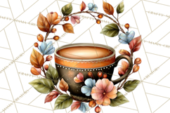 Cozy Chapters Coffee Books Nature Clipart PNG Graphics Product Image 4