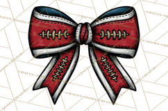 Sports Bows Clipart, Sports Bow PNG, Football Bow Png Product Image 5