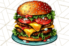 Summer BBQ Beer &amp; Grilling Clipart, Barbecue Png Files Product Image 2