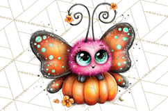 Cute Butterfly Characters Clipart, Spring Png Product Image 2