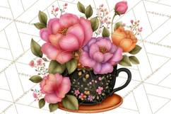 Cozy Chapters Coffee Books Nature Clipart PNG Graphics Product Image 2