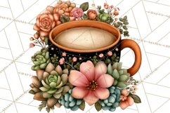 Cozy Chapters Coffee Books Nature Clipart PNG Graphics Product Image 3