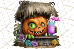 Cute Summerween Beach Monster PNG Clipart Product Image 4