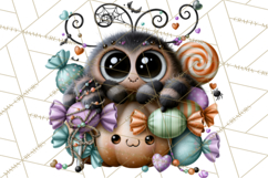 Cute Halloween Insects Clipart PNG Product Image 5