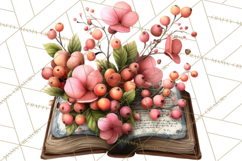 Cozy Chapters Coffee Books Nature Clipart PNG Graphics Product Image 5