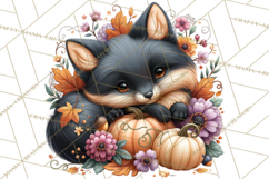 Gothic Fall Clipart PNG Dark Autumn Illustrations Product Image 2