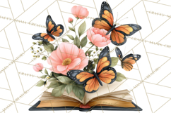Cozy Chapters Coffee Books Nature Clipart PNG Graphics Product Image 2