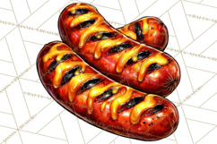 Summer BBQ Beer &amp; Grilling Clipart, Barbecue Png Files Product Image 3