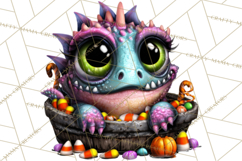 Cute Summerween Beach Monster PNG Clipart Product Image 3
