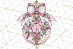Sugarplum Christmas Village PNG PNG, Pastel Christmas Homes Product Image 4