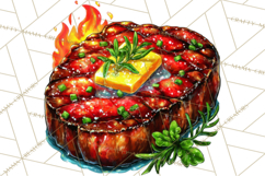 Summer BBQ Beer &amp; Grilling Clipart, Barbecue Png Files Product Image 4