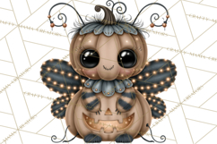 Cute Halloween Insects Clipart PNG Product Image 4