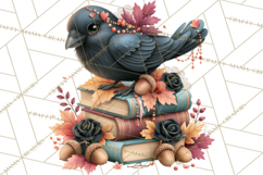 Gothic Fall Clipart PNG Dark Autumn Illustrations Product Image 2