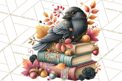 Gothic Fall Clipart PNG Dark Autumn Illustrations Product Image 3