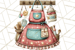 Patriotic Backyard BBQ Clipart and 4th of July Cookout Art Product Image 2