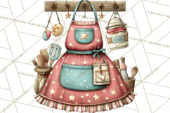 Patriotic Backyard BBQ Clipart and 4th of July Cookout Art Product Image 2