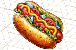 Summer BBQ Beer &amp; Grilling Clipart, Barbecue Png Files Product Image 2