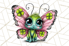 Cute Butterfly Characters Clipart, Spring Png Product Image 5