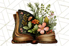 Cozy Chapters Coffee Books Nature Clipart PNG Graphics Product Image 4
