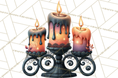 Gothic Fall Clipart PNG Dark Autumn Illustrations Product Image 5