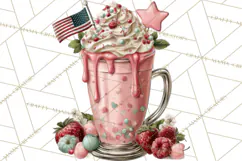 Patriotic Backyard BBQ Clipart and 4th of July Cookout Art Product Image 4