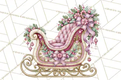 Sugarplum Christmas Village PNG PNG, Pastel Christmas Homes Product Image 5