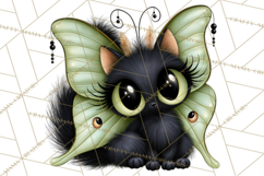 Cute Halloween Insects Clipart PNG Product Image 5