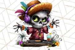 Cute Summerween Beach Monster PNG Clipart Product Image 2