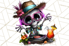 Cute Summerween Beach Monster PNG Clipart Product Image 3