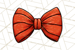 Sports Bows Clipart, Sports Bow PNG, Basketball Football Product Image 3