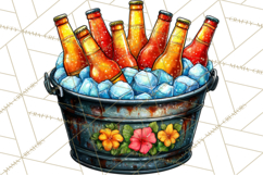 Summer BBQ Beer &amp; Grilling Clipart, Barbecue Png Files Product Image 3