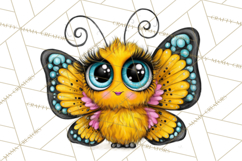 Cute Butterfly Characters Clipart, Spring Png Product Image 4