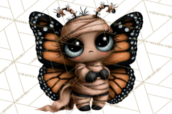Cute Halloween Insects Clipart PNG Product Image 5