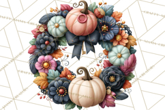 Gothic Fall Clipart PNG Dark Autumn Illustrations Product Image 3